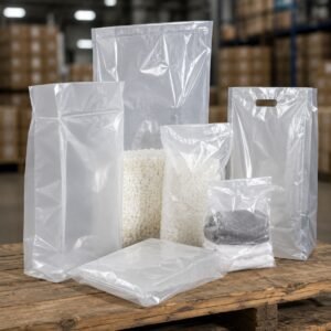 LDPE Gusseted Packaging Bags