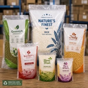 Printed LDPE Gusseted Bags